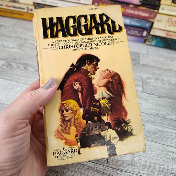 Haggard by Christopher Nicole 1st‎ Print 1980 Signet Paperback Romance READER - Picture 1 of 12